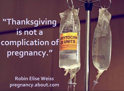 thanksgiving-is-not-a-complication-of-pregnancy